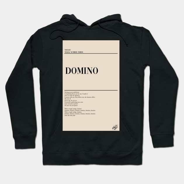 NOEASY- Domino Poster Hoodie by LChiaraArt